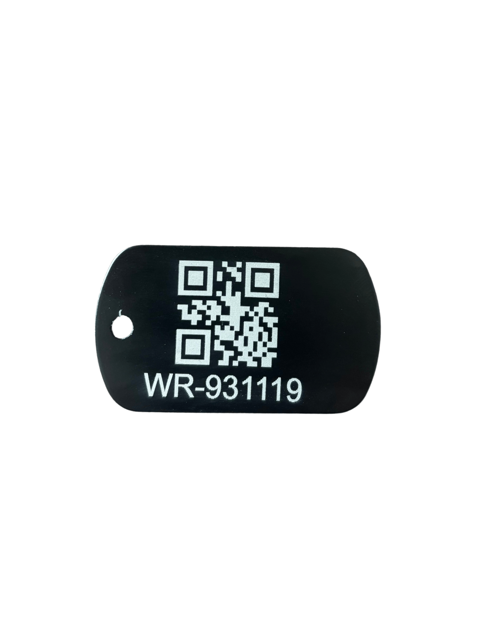 anodized aluminum tag